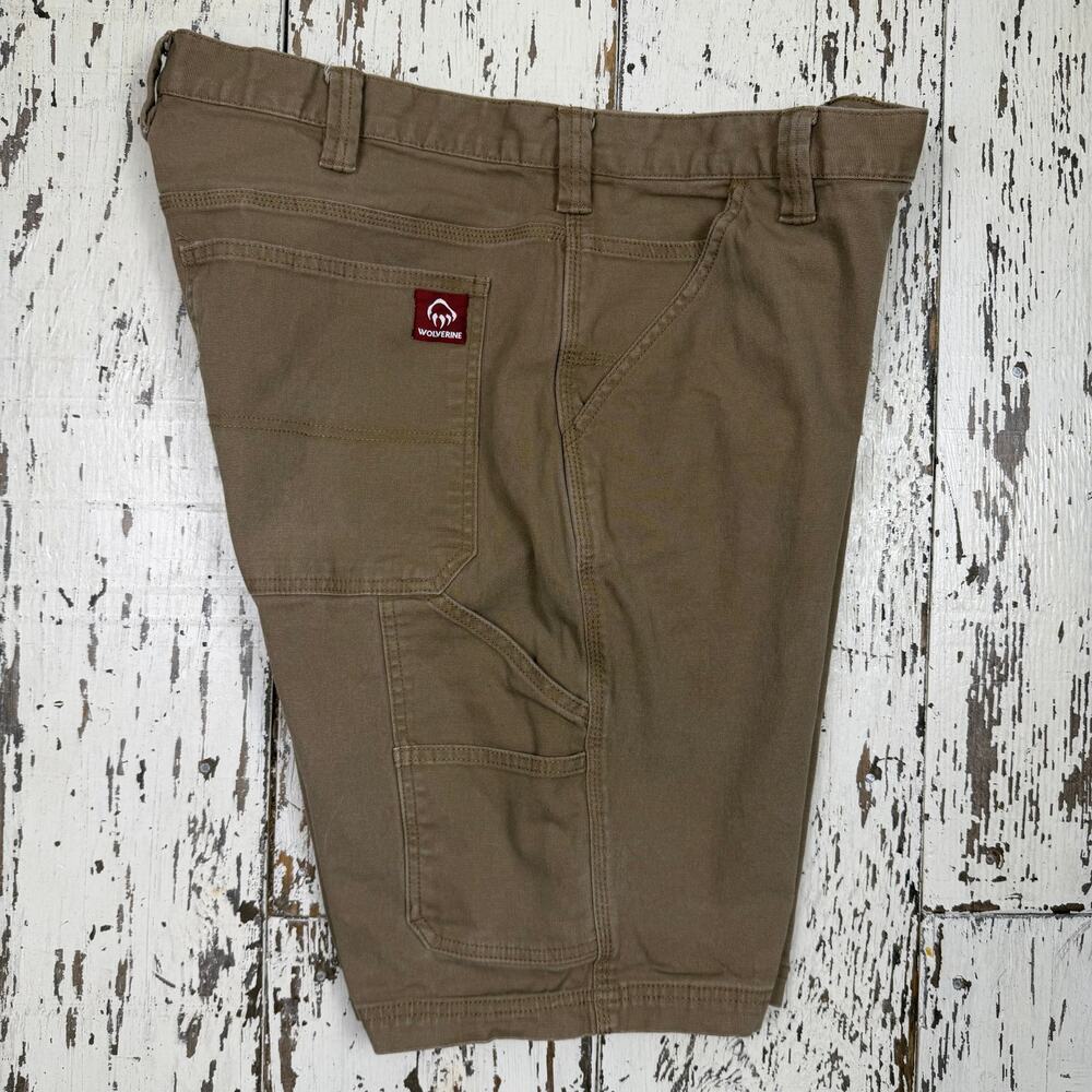 Wolverine Utility Carpenter short men’s 40 Brown Canvas work short heavier